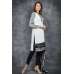 BRILLIANT WHITE & BLACK PRINTED SALWAR KAMEEZ