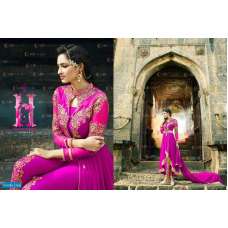 7108E Afreen Pink Leo Party Designer Wear