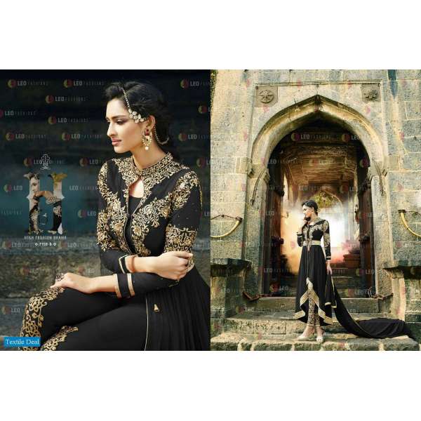 7108E NAVY BLUE Afreen Party Designer Wear