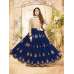 Royal Blue Wedding Party Anarkali Gown Maxi Dress