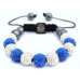 NEW MULTI-COLOURED CRYSTAL SWAROVSKI BALL BRACELET (17 DIFFFERENT COLOURS To choose from)
