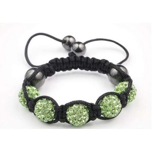 GREEN CHILDREN/KIDS/BABIES CRYSTAL BALL BRACELET