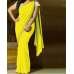 Z1 Stunning Georgette Pearl Embroidered Saree with heavy pearl blouse 