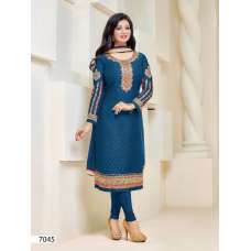 Z7045 SNORKEL BLUE ZISA AYESHA TAKIA SALWAR KAMEEZ SUIT