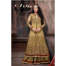 GOLD INDIAN DESIGNER BRIDAL WEDDING SUIT