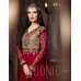 4301 RED "CELEBRITY ISSUE” FLOOR LENGTH EMBROIDERED ANARKALI SUIT