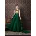 Green Gold Designer Dress Indian Gown 