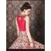 4708 PINK CHENAB DESIGNER EMBROIDRED FLORAL ANARKALI SUIT 