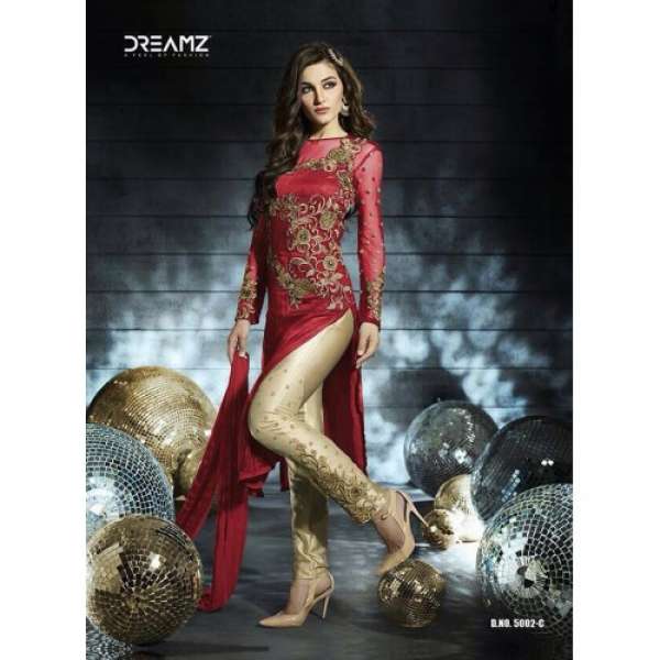 D5002-C Red Dreamz Designer Dress