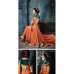 Orange Stunning Hariette Anarkali Salwar Suit 56012