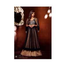 Black  Priyanka Chopra HEROINE Designer Semi Stitched Dress
