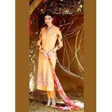 YELLOW AND PINK HEER 5005 STRAIGHT DRESS SUIT