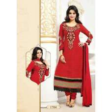 Red Tamanna 2 Georgette Long Length Salwar Kameez