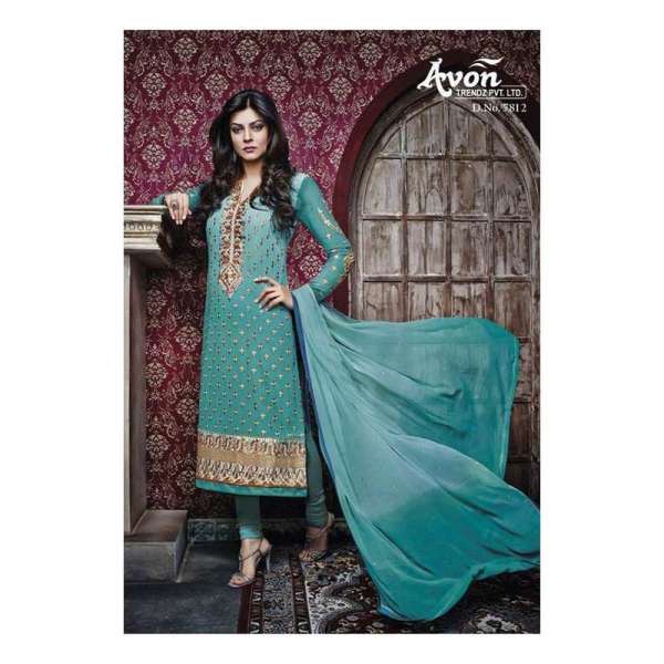 Baby Blue AV7811 Stunning Avon With Sushmita Wedding Wear