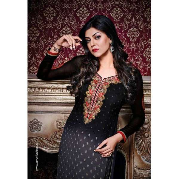 Black AV7817 Stunning Avon With Sushmita Wedding Wear