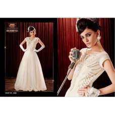 ZHR5085 White Stunning New Anushka Sharma Bombay Velvet Gown Anarkali Dresses 