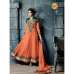 Orange Stunning Hariette Anarkali Salwar Suit 56012