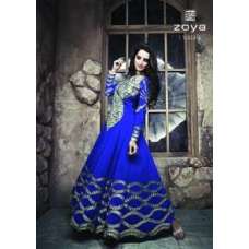 ZCM11003 Blue Zoya Colour Maxi Suit