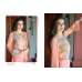 Z1545 PEACH DECENT GEORGETTE PAKISTANI STYLE SALWAR KAMEEZ SUIT