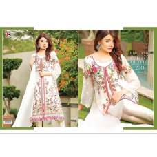 BAROQUE INSPIRED READYMADE WHITE FLORAL SUIT