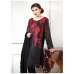 Black Pakistani Designer Palazzo Suit