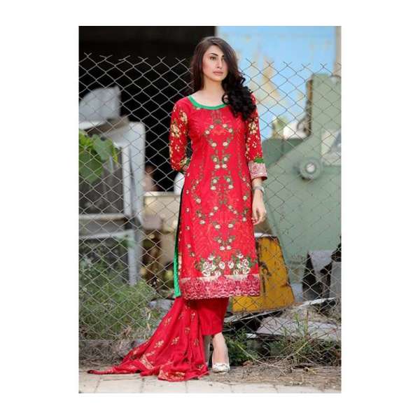 EA-15 BLACK ESHA AISHA SPRING SUMMER LAWN EMBROIDERED SALWAR SUIT