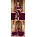 Plum Party Dress Long Frock Wedding Wear