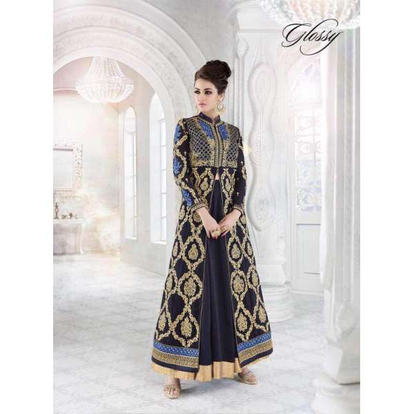 Dress Blues & GOLD PARTY EVENING OUTFIT