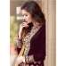 Plum & Gold Anarkali Dress Indian Wedding Suit