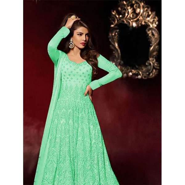 HEROINE 5038 PRIYANKA CHOPRA MINT BEST SELLING OUTFIT