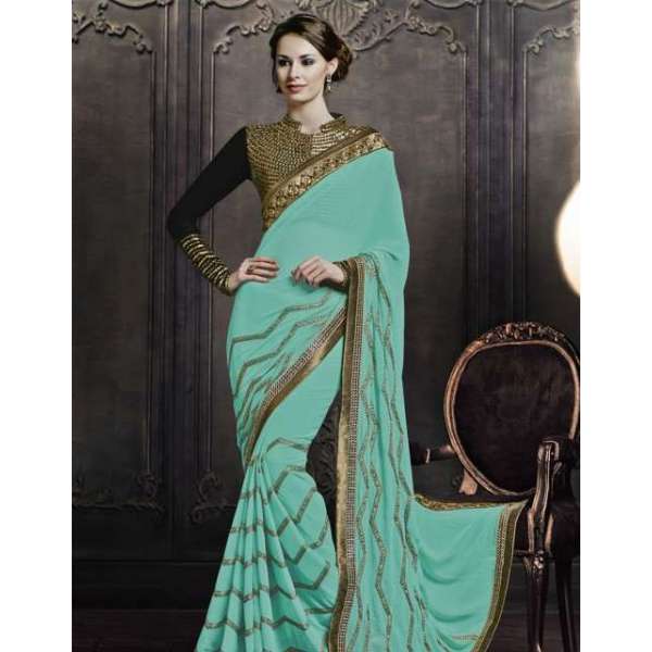 Z22524 NARGIS FAKHRI FEROZI 5062 HEROINE DRAMATIC SAREE 