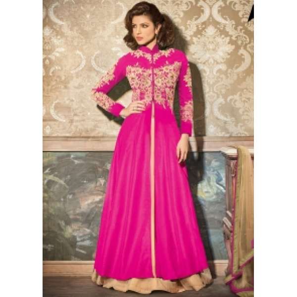 Pink Gown Pryianka Chopra Designer Dress 