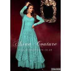 HR5038-A MINT HEROINE PRIYANKA CHOPRA ANARKALI STYLE DRESS