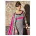 5127 SLEET GREY AND PINK HEROINE PRIYANKA CHOPRA GEORGETTE STRAIGHT CUT SUIT