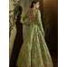 8104 GREEN KARMA TRENDS ANARKALI DRESS 