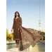 Brown Crepe Salwar Kameez Indian Party Suit