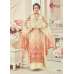 Beige Fancy Cape Dress Indian Designer Party Suit 