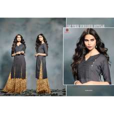 Grey Party Wear Kurti Indian Pakistani Designer Suit