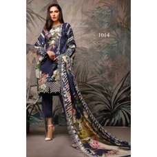 Royal Blue Printed Lawn Pakistani Salwar Suit