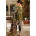 Chive Green Floral Printed Casual Pakistani Designer Suit