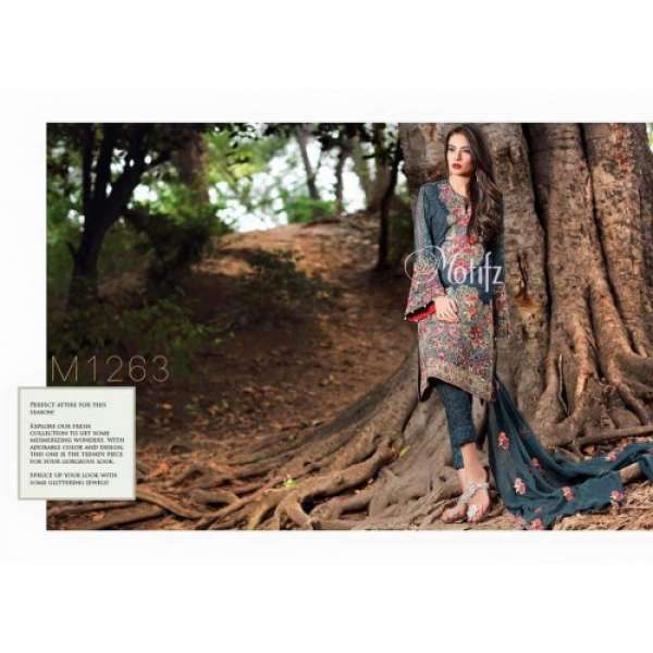 M1263 GREY MOTIFZ INSPIRED PAKISTANI QUALITY COPY