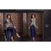 MS2311A - Blue  MAISHA HARMAN PARTY WEAR SUIT