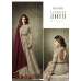 Beige Jacquard Anarkali Suit With Velvet Shawl