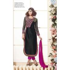 ZRSF-10158  MUSKAAN BLACK DESIGNER SALWAR KAMEEZ PARTY WEAR SUIT 