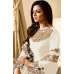 OFF WHITE EMBELLISHED AND EMBROIDERED FLOOR LENGTH ANARKALI SUIT
