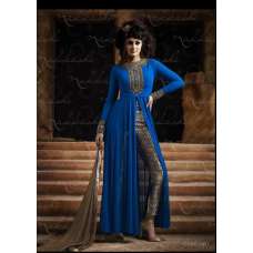 Blue Eid & Wedding Party Wear Suit