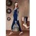 RANGSUTRA 7004 SNORKEL BLUE GEORGETTE ANARKALI STYLE SALWAR KAMEEZ DRESS
