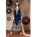 RANGSUTRA 7004 SNORKEL BLUE GEORGETTE ANARKALI STYLE SALWAR KAMEEZ DRESS