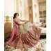 PINK AND BEIGE BRIDAL WEDDING WEAR INDIAN STYLISH SAREE