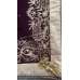 Plum Embroidered Winter Shawl in Micro Velvet